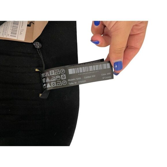 Massimo Dutti Womens Midi Skirt Medium M Black Pleated Wool Blend 5200/634 NWT - Picture 14 of 16